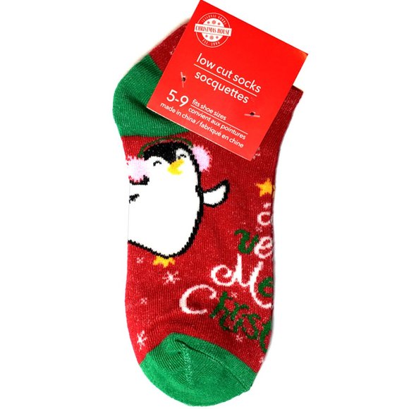 Accessories - *3/$15* Cute Holiday Penguin Socks
